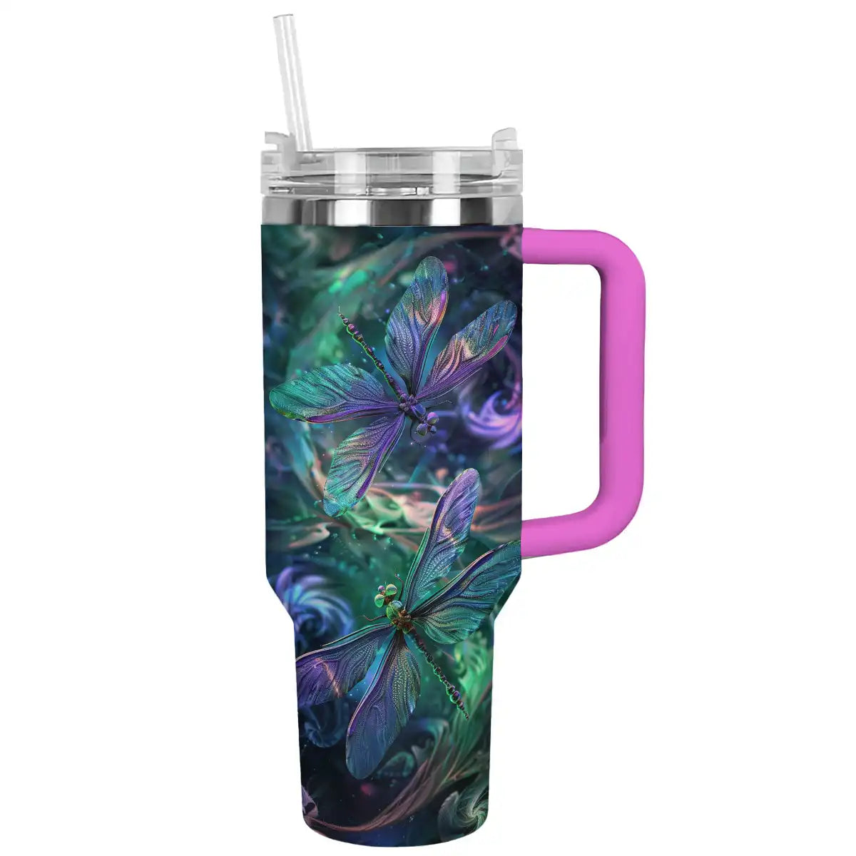 Shineful Tumbler Dragonfly Adorned