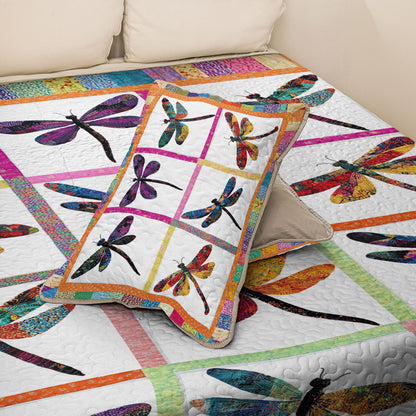 Shineful All Season Quilt 3-Piece Set Rainbow Flight Quilt