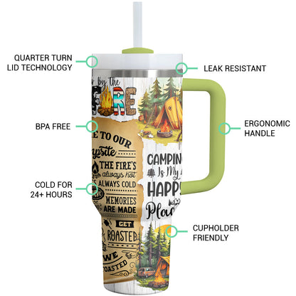 Camping Tumbler Shineful Welcome To Our Campsite