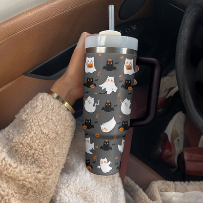 Shineful Tumbler Halloween Cute Cat