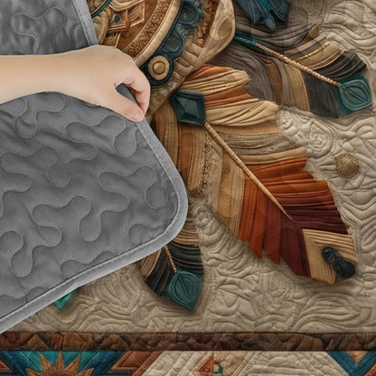 Shineful All Season Quilt 3-Piece Set Sacred Mandala