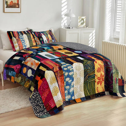 Shineful All Season Quilt 3-Piece Set Captivating Wine