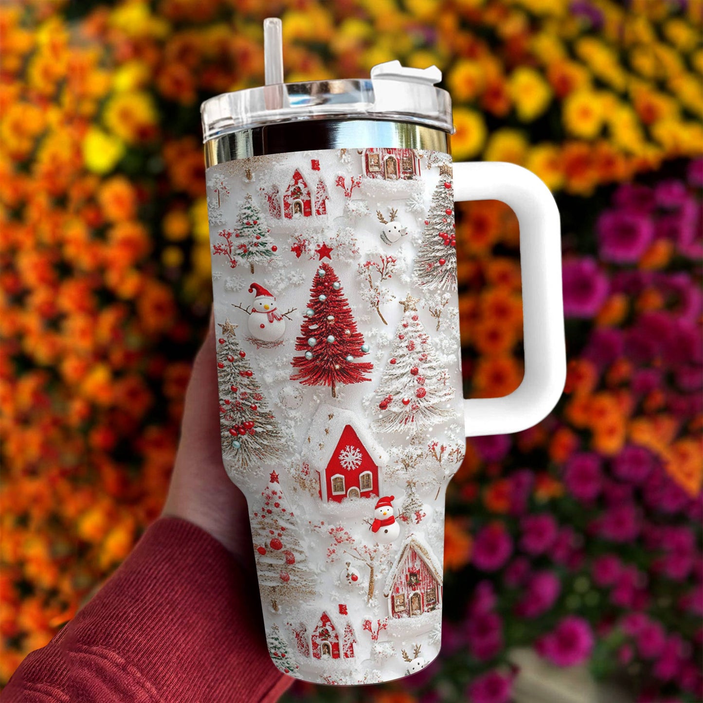 Shineful Glossy Tumbler Cheerful Christmas