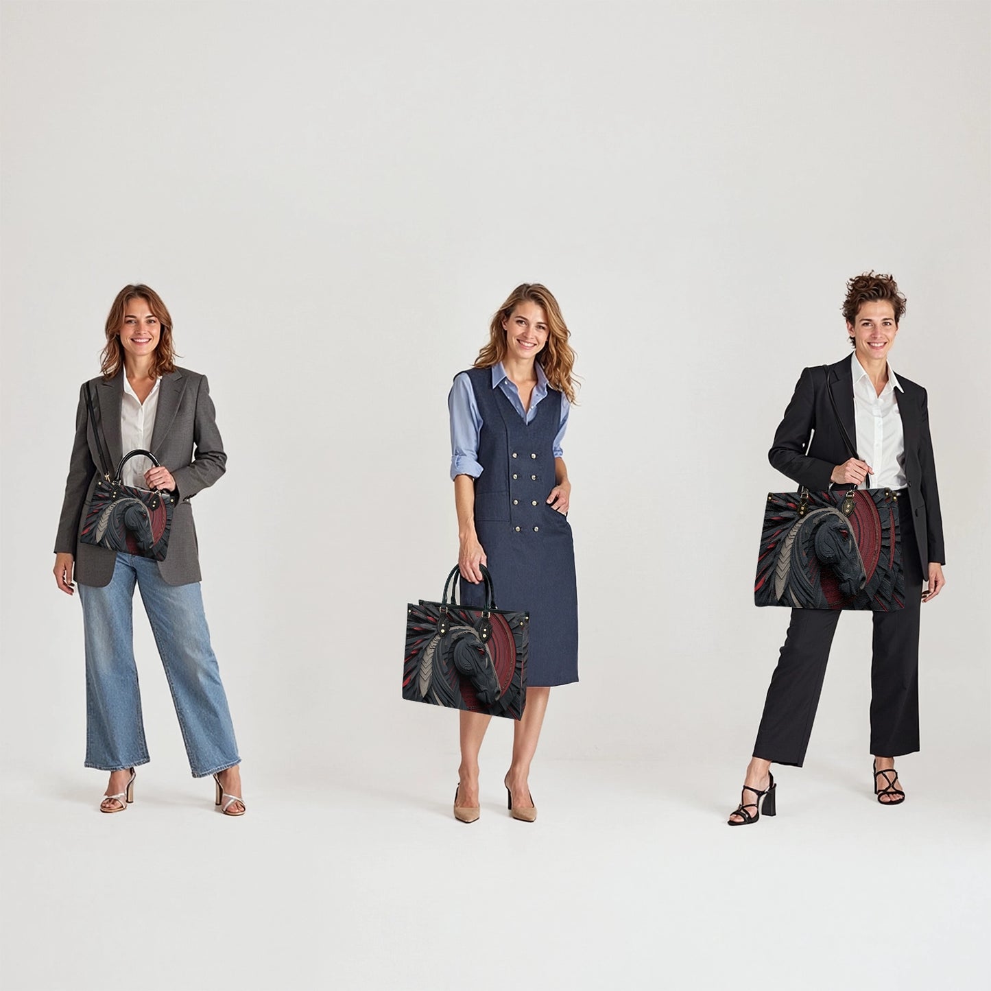 Shineful Leather Bag Obsidian Stallion Core