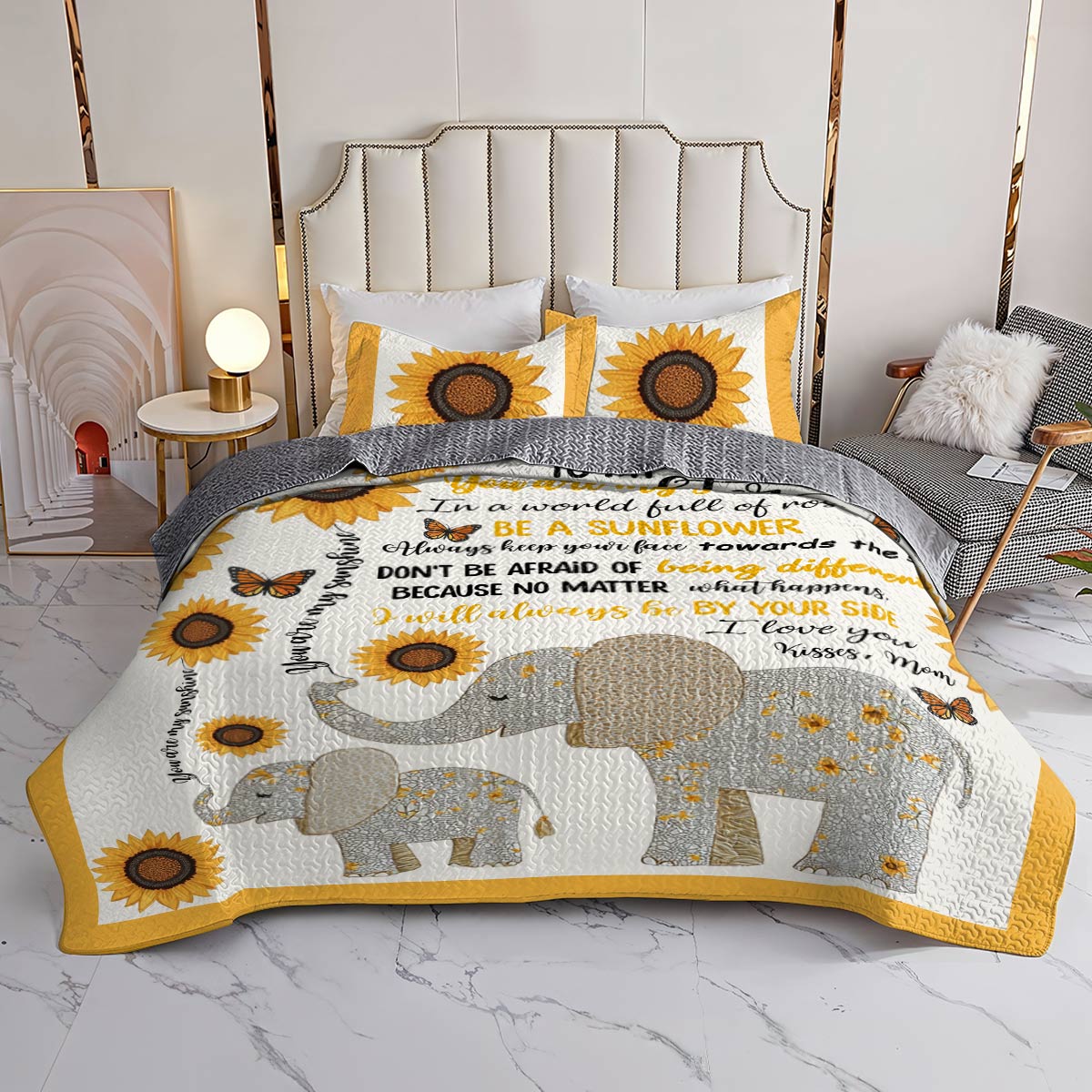 Shineful All Season Quilt 3-Piece Set Little Angel