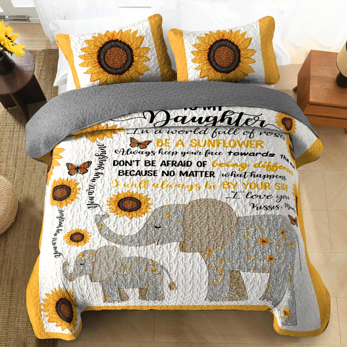Shineful All Season Quilt 3-Piece Set Little Angel