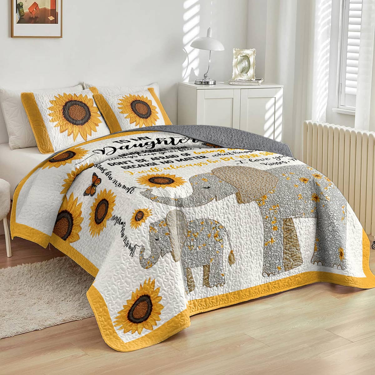 Shineful All Season Quilt 3-Piece Set Little Angel