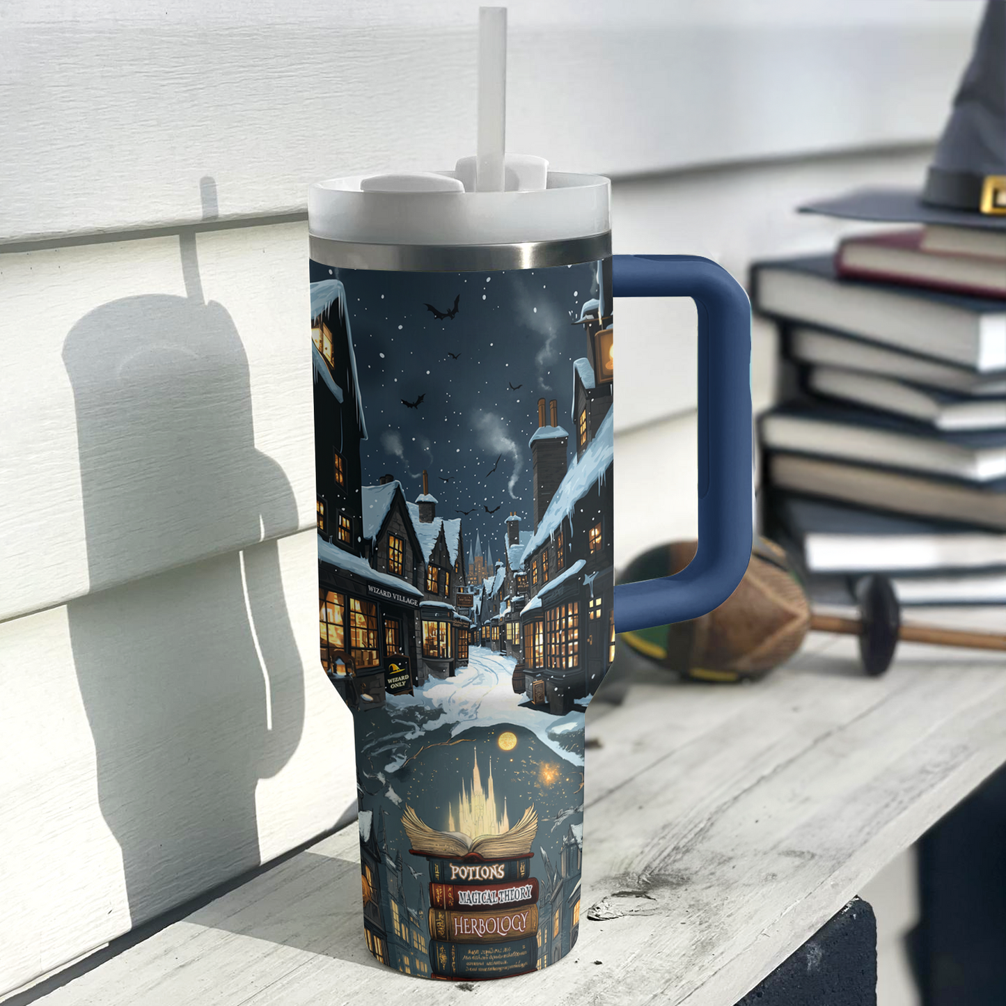Shineful Tumbler Fantasy Wizard Village