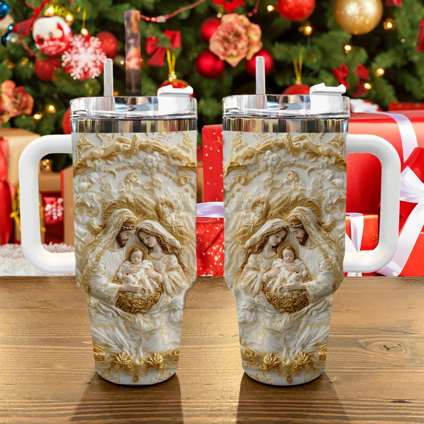 Shineful Tumbler Nativity Scene