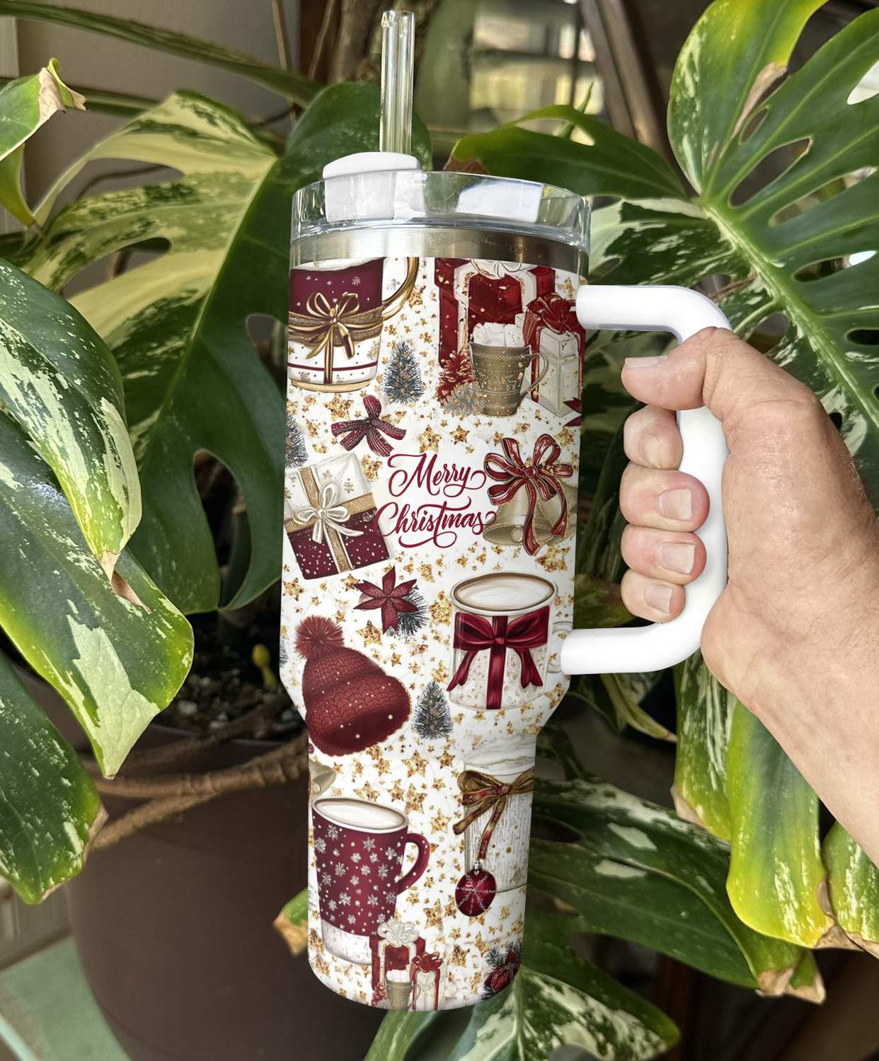 Shineful Tumbler Classic Crimson Christmas