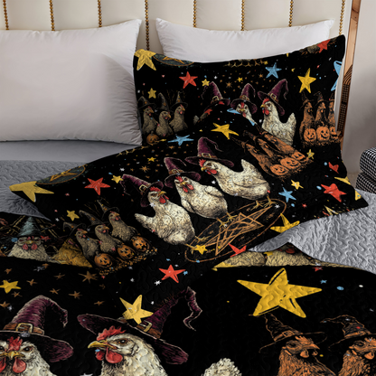 Shineful All Season Quilt 3-Piece Set - Wicked Wings and Things