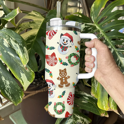 Shineful Tumbler Santa Claws' Cat Christmas