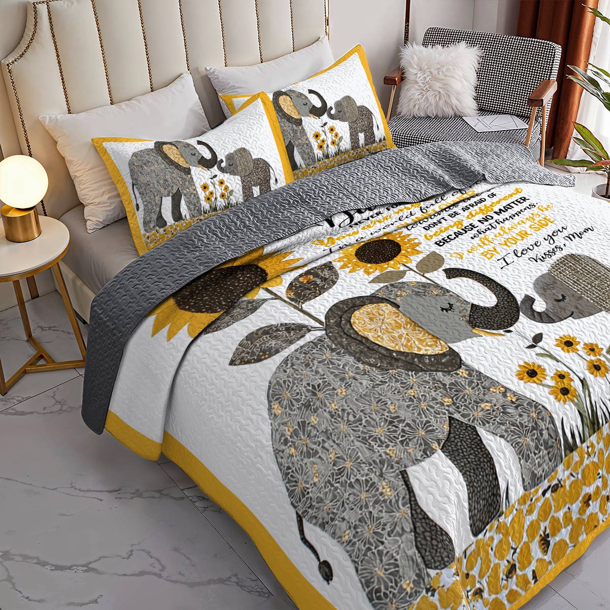Shineful All Season Quilt 3-Piece Set Sunshine Daughter