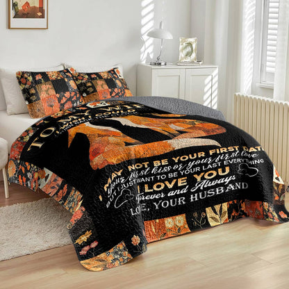 Shineful All Season Quilt 3-Piece Set I Love You