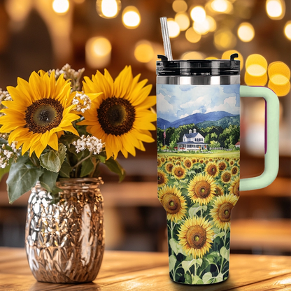 Shineful Tumbler Sunflower Farmhouse Glory