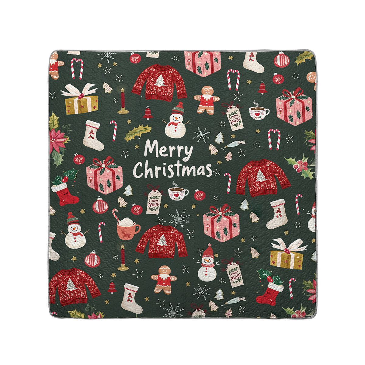 Shineful All Season Quilt 3-Piece Set Merry Cozy Christmas