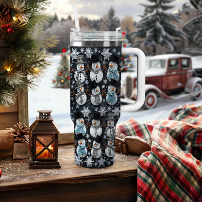 Shineful Glossy Tumbler Snowflake Cheer