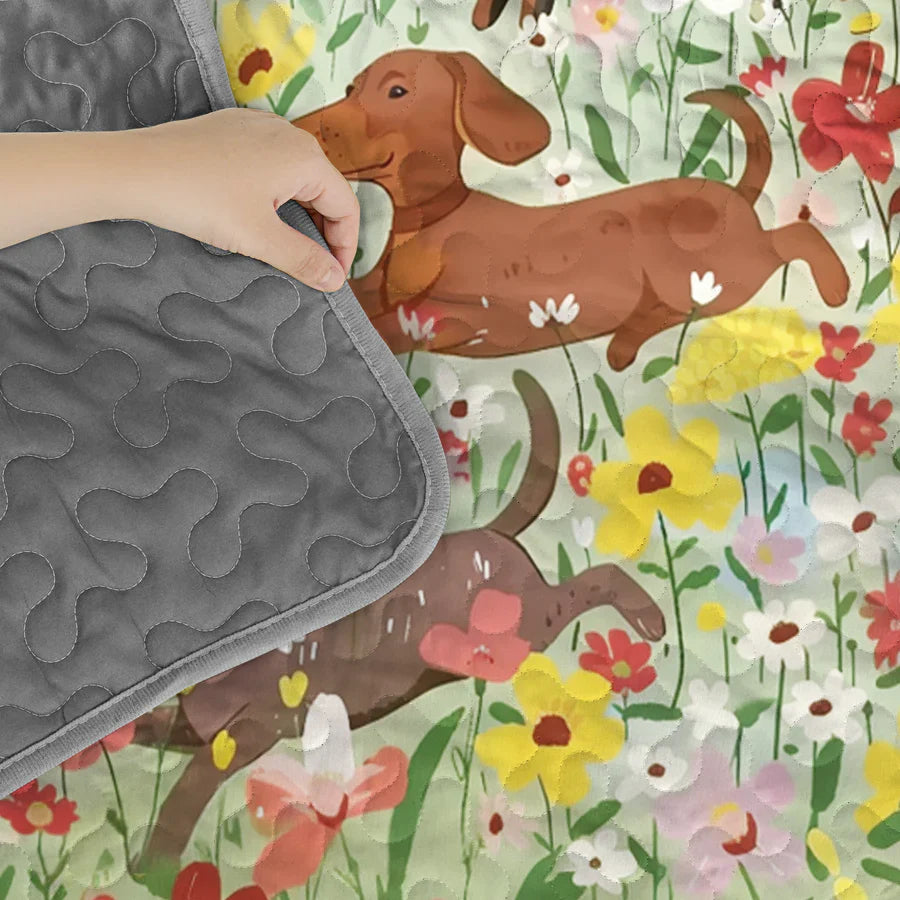 Shineful Quilt 3-Piece Set Spring Pup Joy