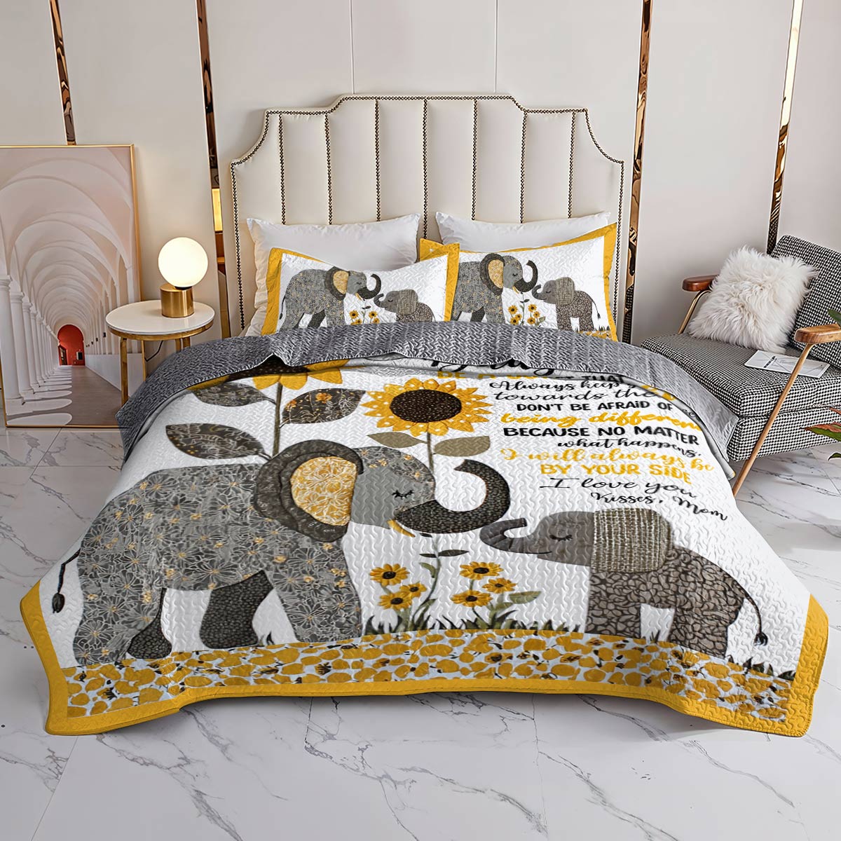 Shineful All Season Quilt 3-Piece Set Sunshine Daughter