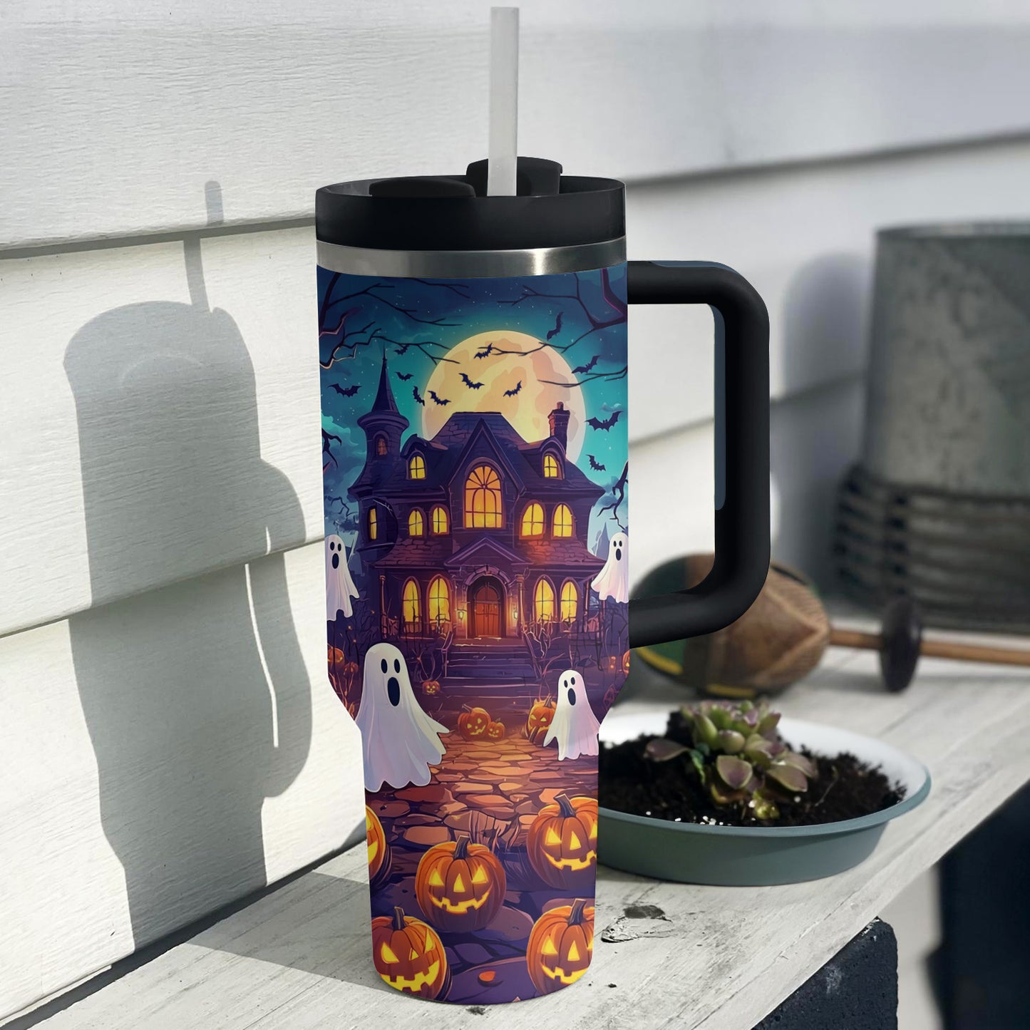Shineful Tumbler Ghostly Haunted Manor