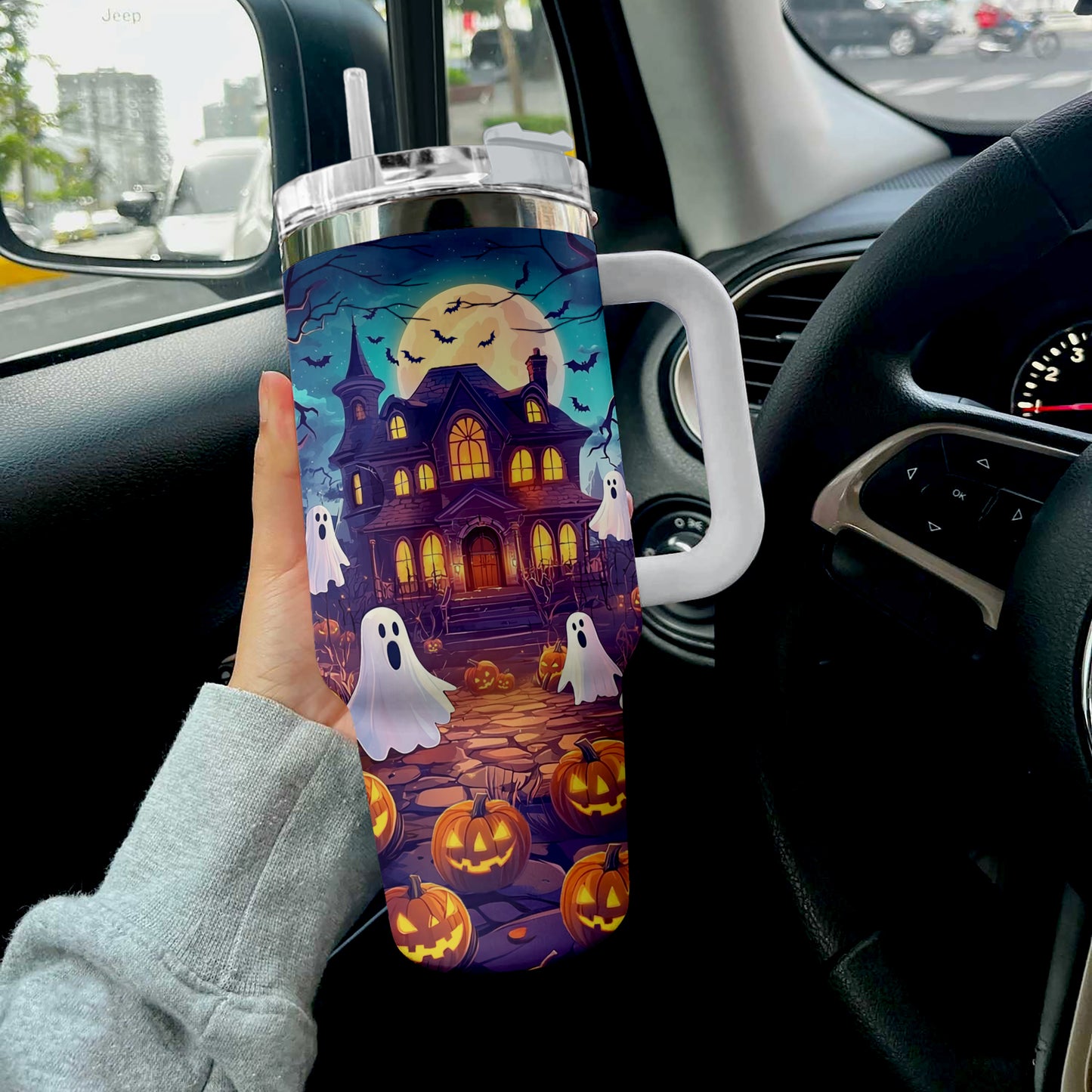Shineful Tumbler Ghostly Haunted Manor