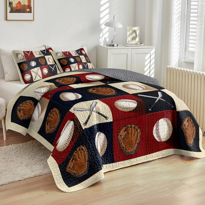 Shineful All Season Quilt 3-Piece Set Home Run