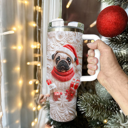 Shineful Glossy Tumbler Wintery Puggy