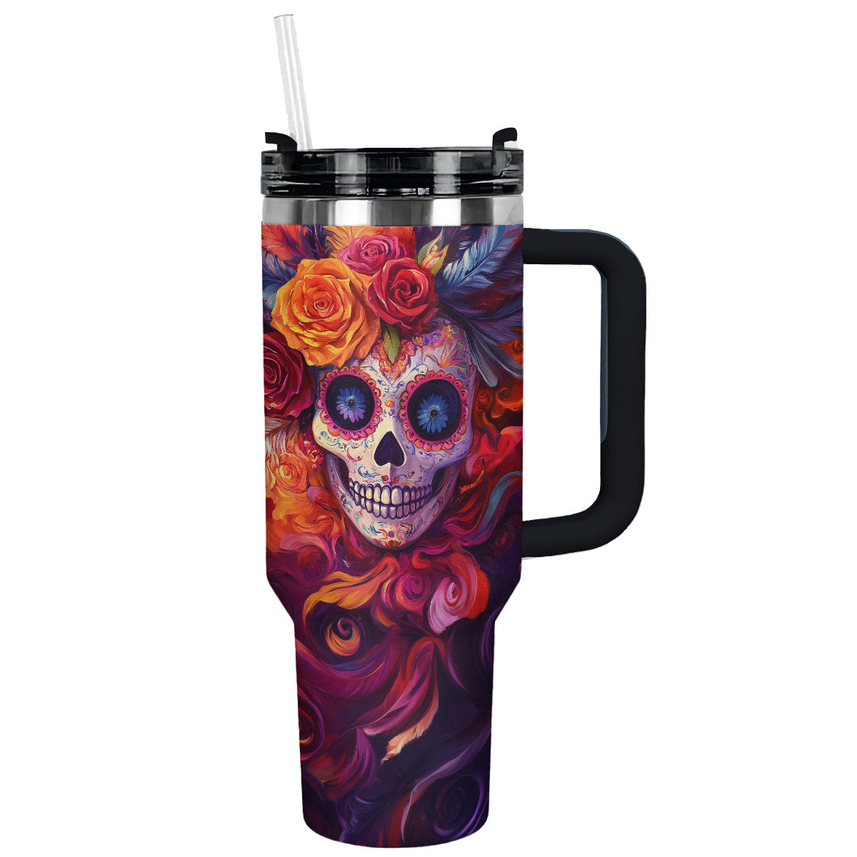 Shineful Tumbler - Fiesta Skull