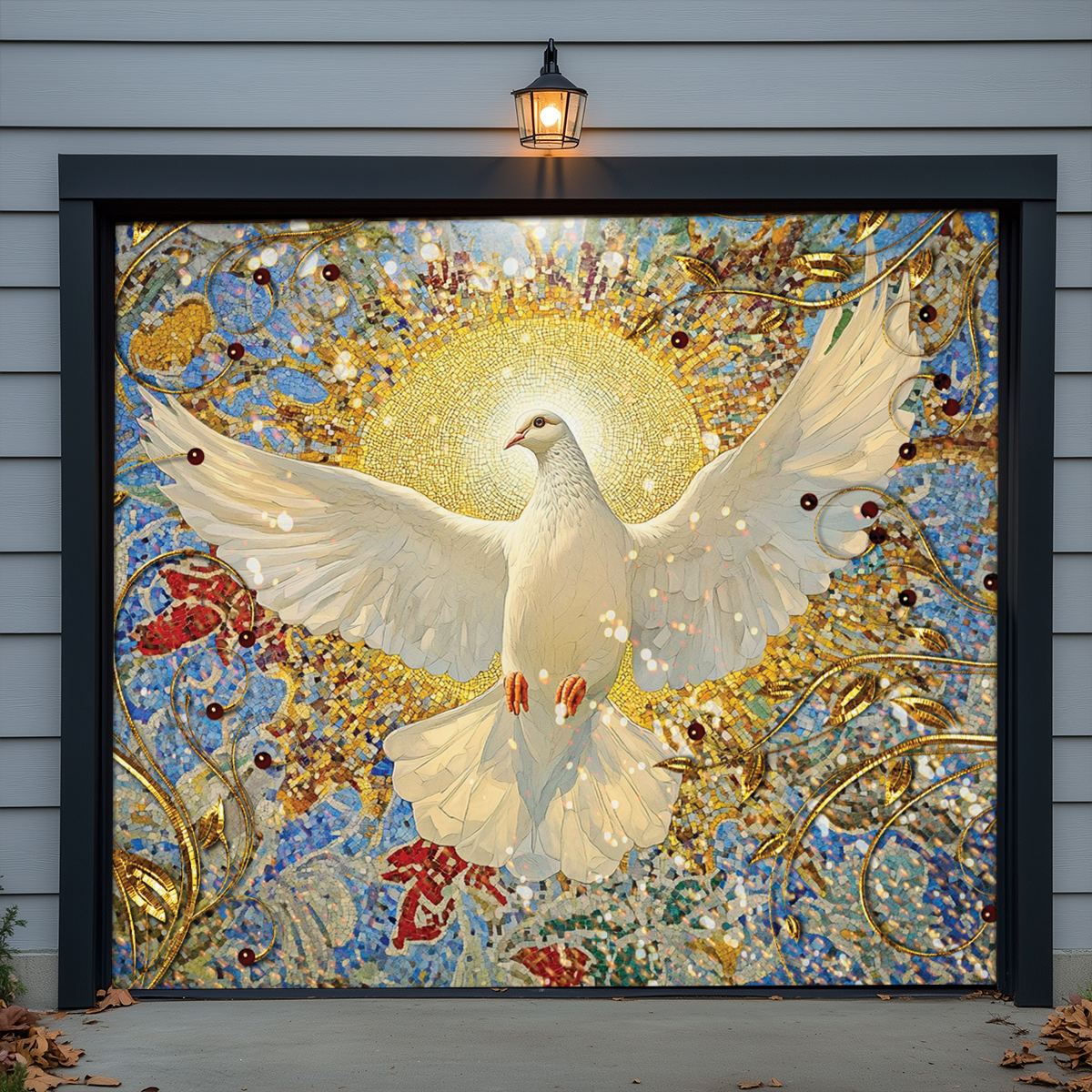 Shineful Garage Door Banner Decoration Holy Spirit
