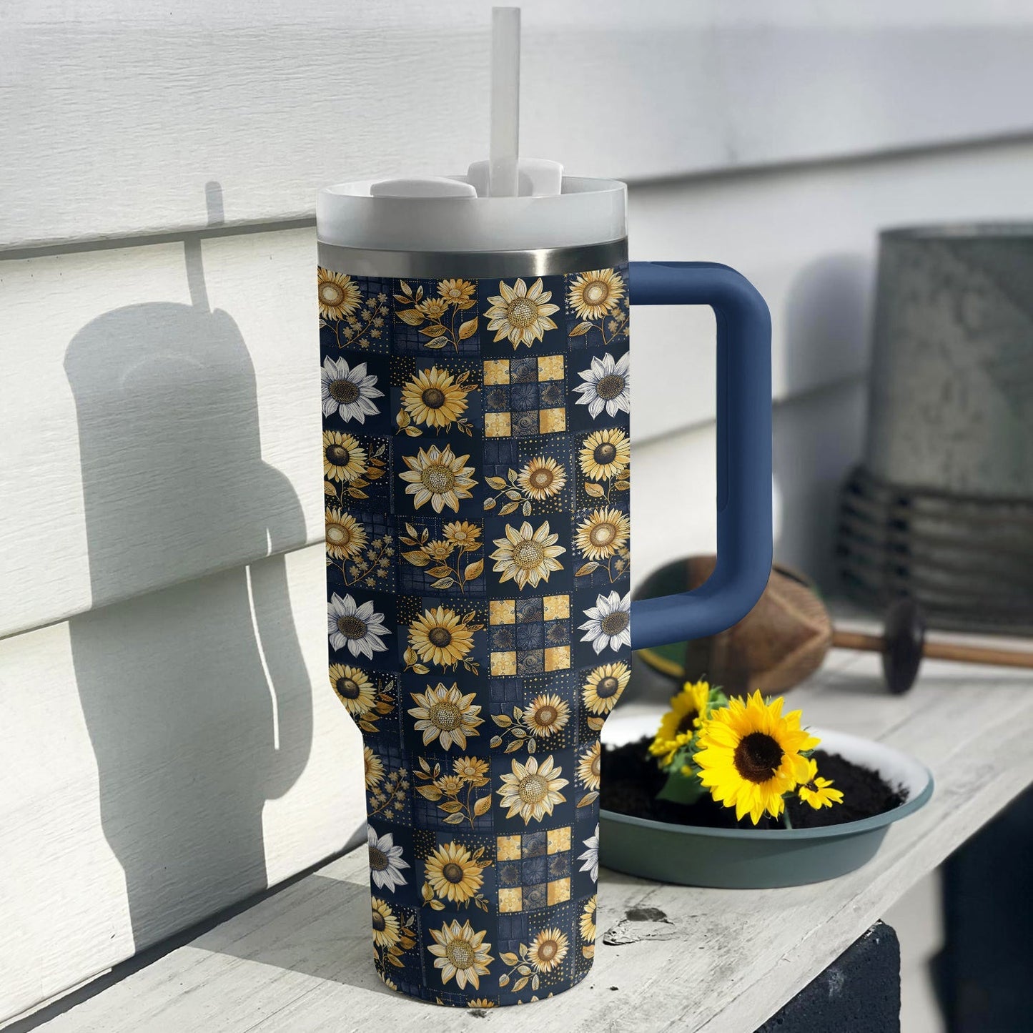Shineful Tumbler Inelegance Sunflowers