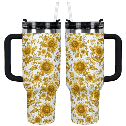 Shineful Tumbler Golden Sunflower Bloom