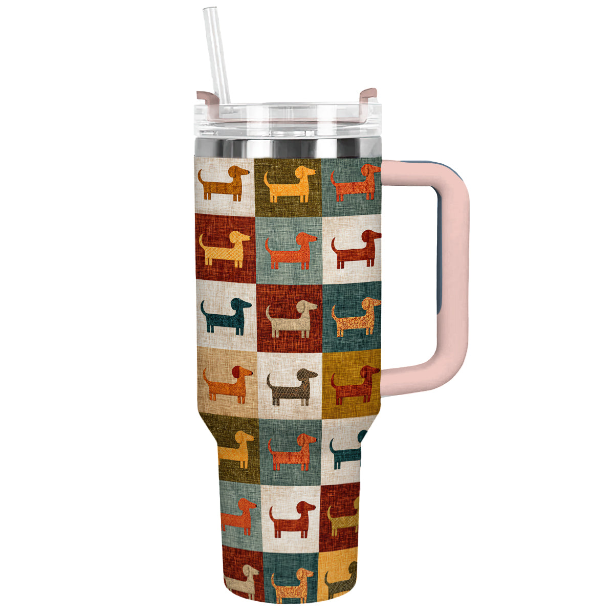 Shineful Tumbler Colorful Dachshund Patch