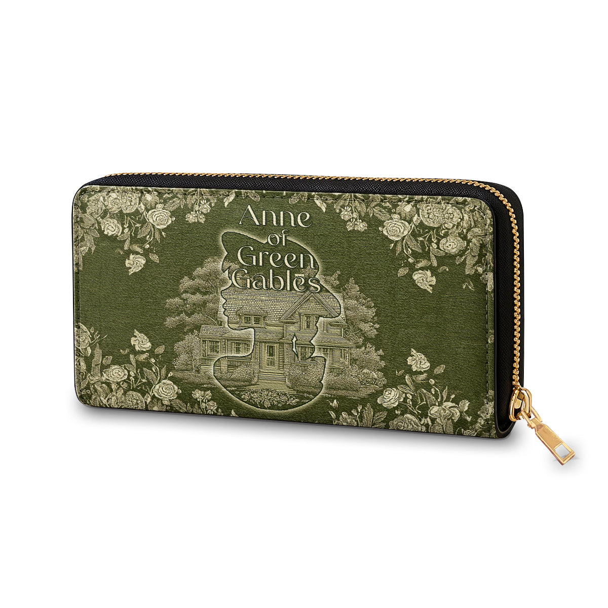 Shineful Leather Clutch Purse With Wristlet Strap Handle Green Gables Dreamer