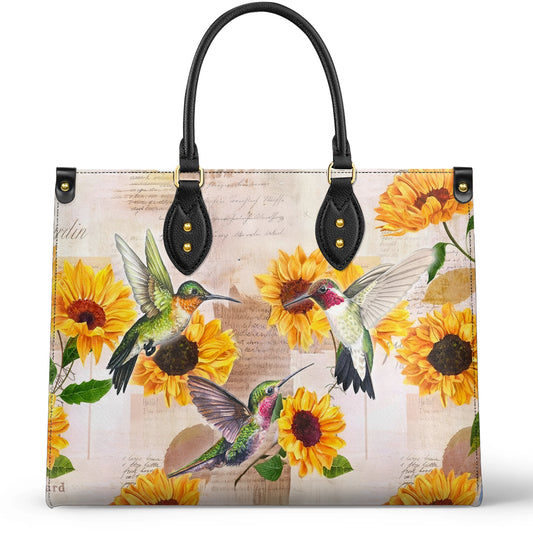 Shineful Radiant Sunflora Leather Bag