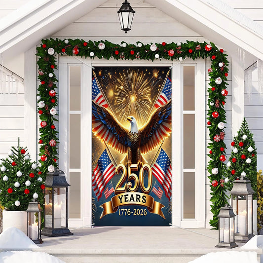 Shineful Door Cover 250 Years of the Republic