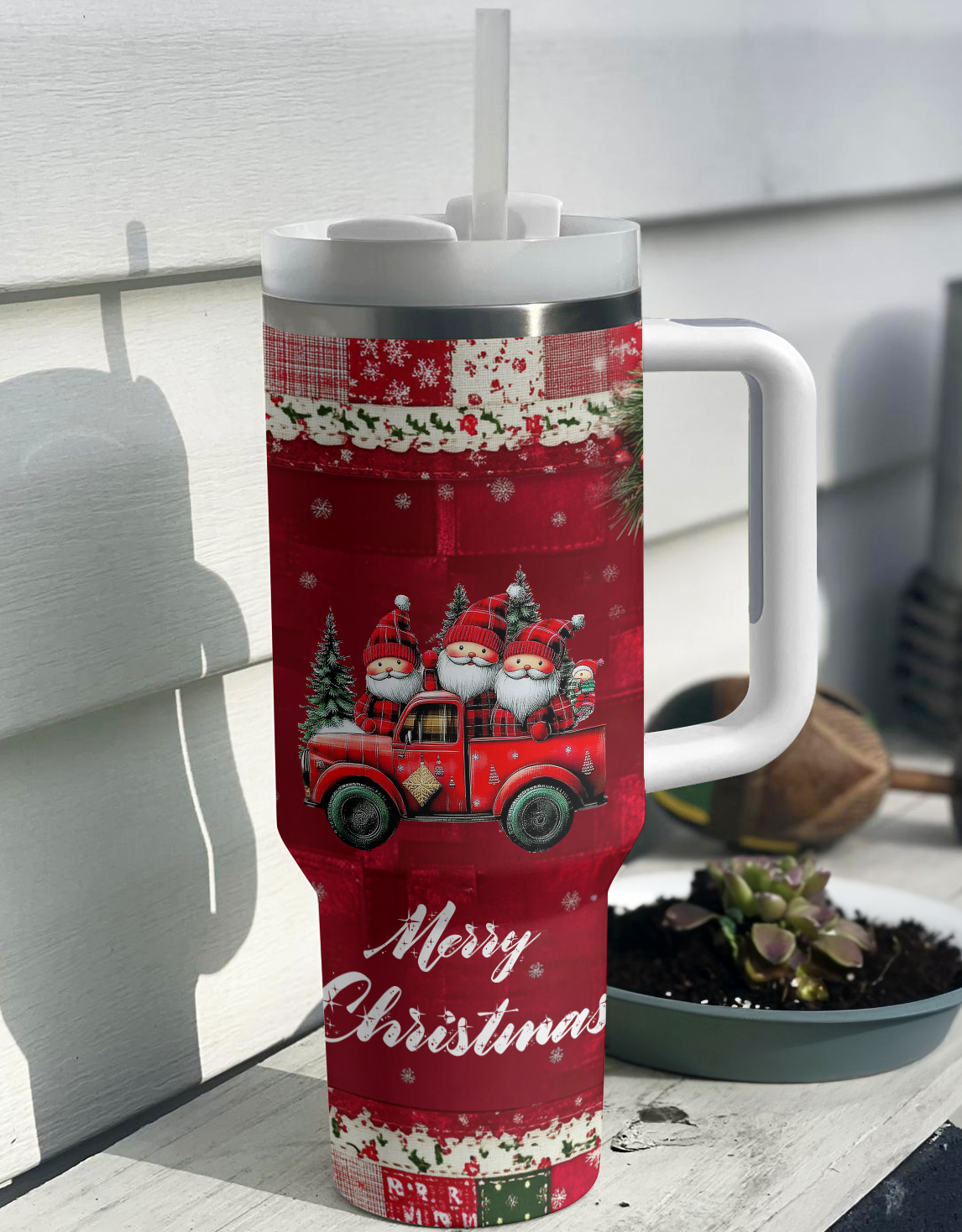 Shineful Tumbler Santa's Joyride