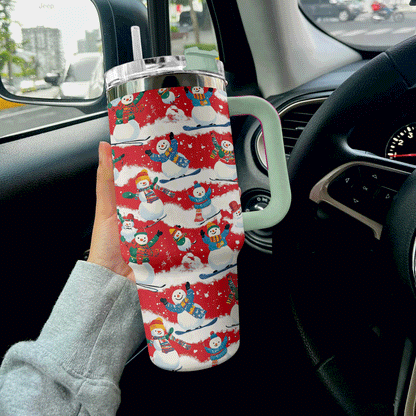 Shineful Tumbler Snowman Sports