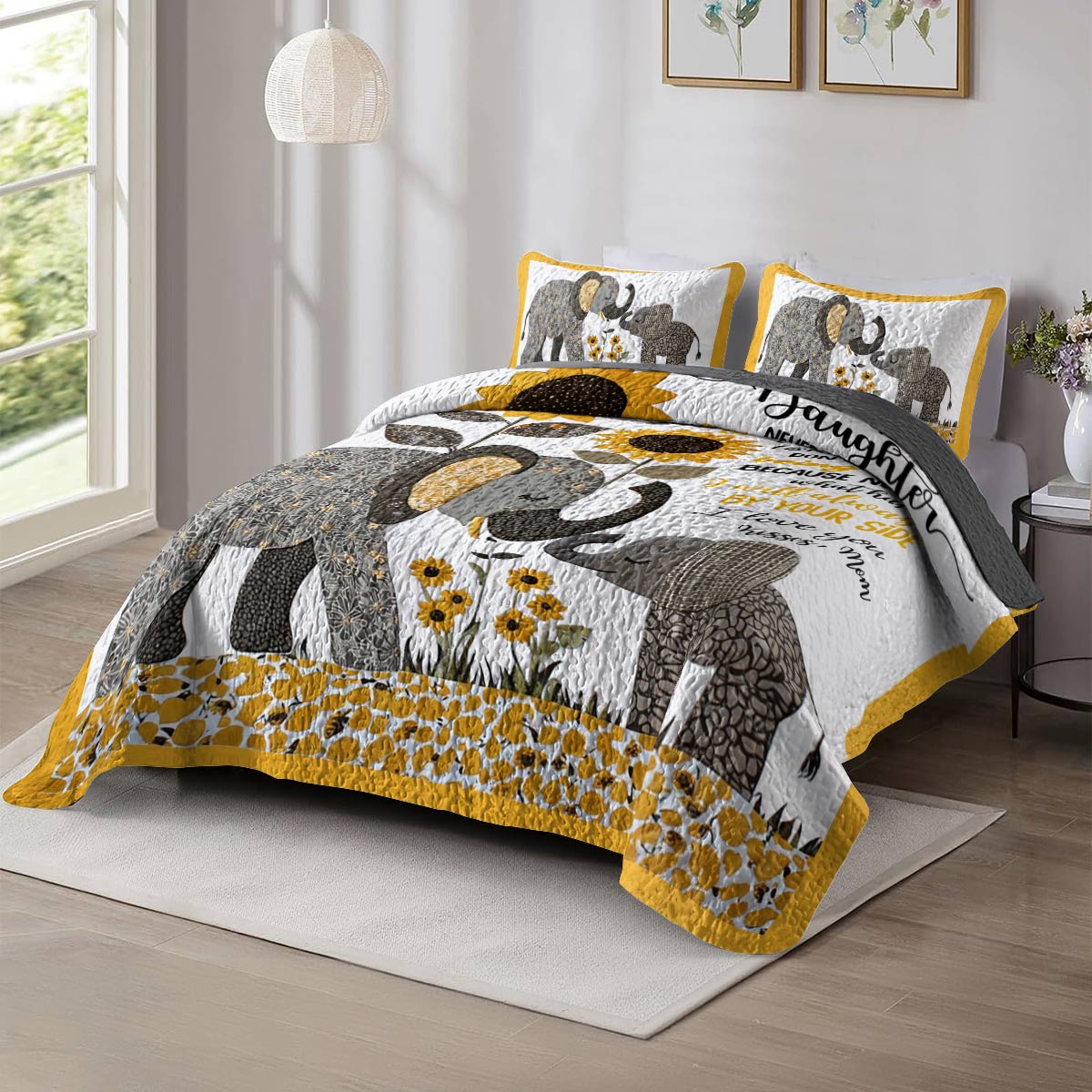Shineful All Season Quilt 3-Piece Set Sunshine Daughter