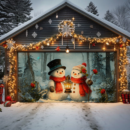 Shineful Door Cover Frosty Love Scene