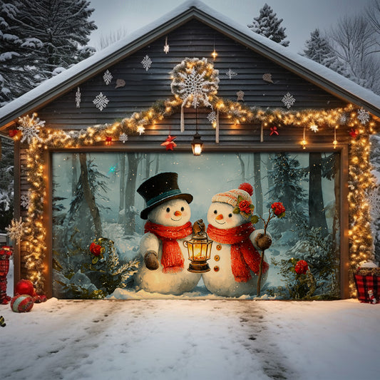 Shineful Door Cover Frosty Love Scene