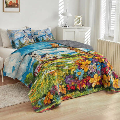 Shineful All Season Quilt 3-Piece Set - Faith's Embrace