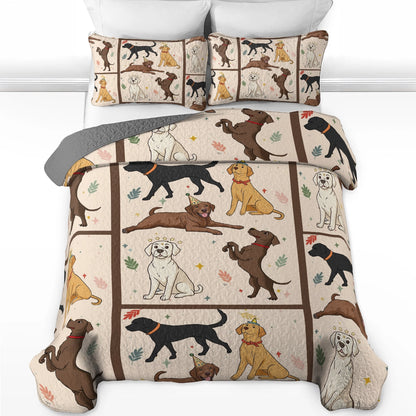 Shineful All Season Quilt 3-Piece Set - Labrador Life