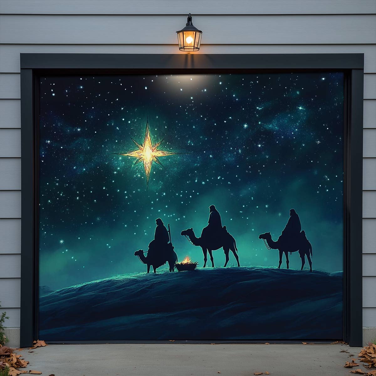 Shineful Garage Door Banner Decoration Starlit Journey