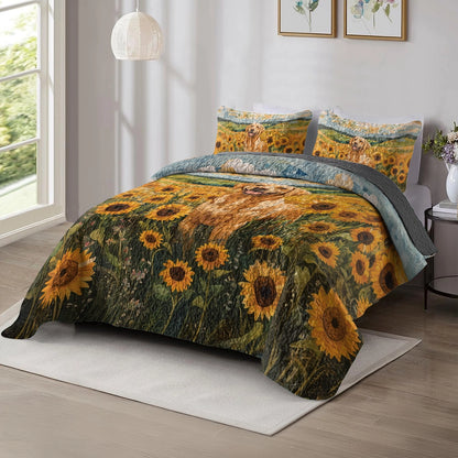Shineful All Season Quilt 3-Piece Set - Sunflower Lab Love