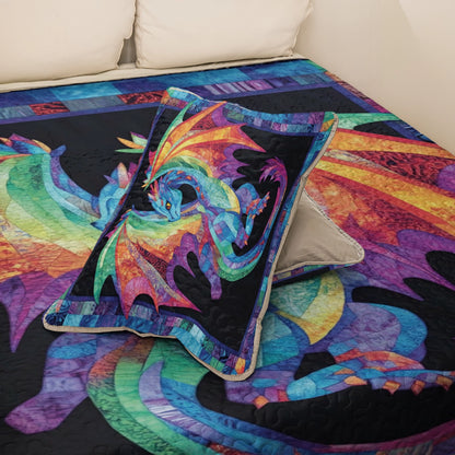 Shineful All Season Quilt 3-Piece Set - Celestial Dragon Dream