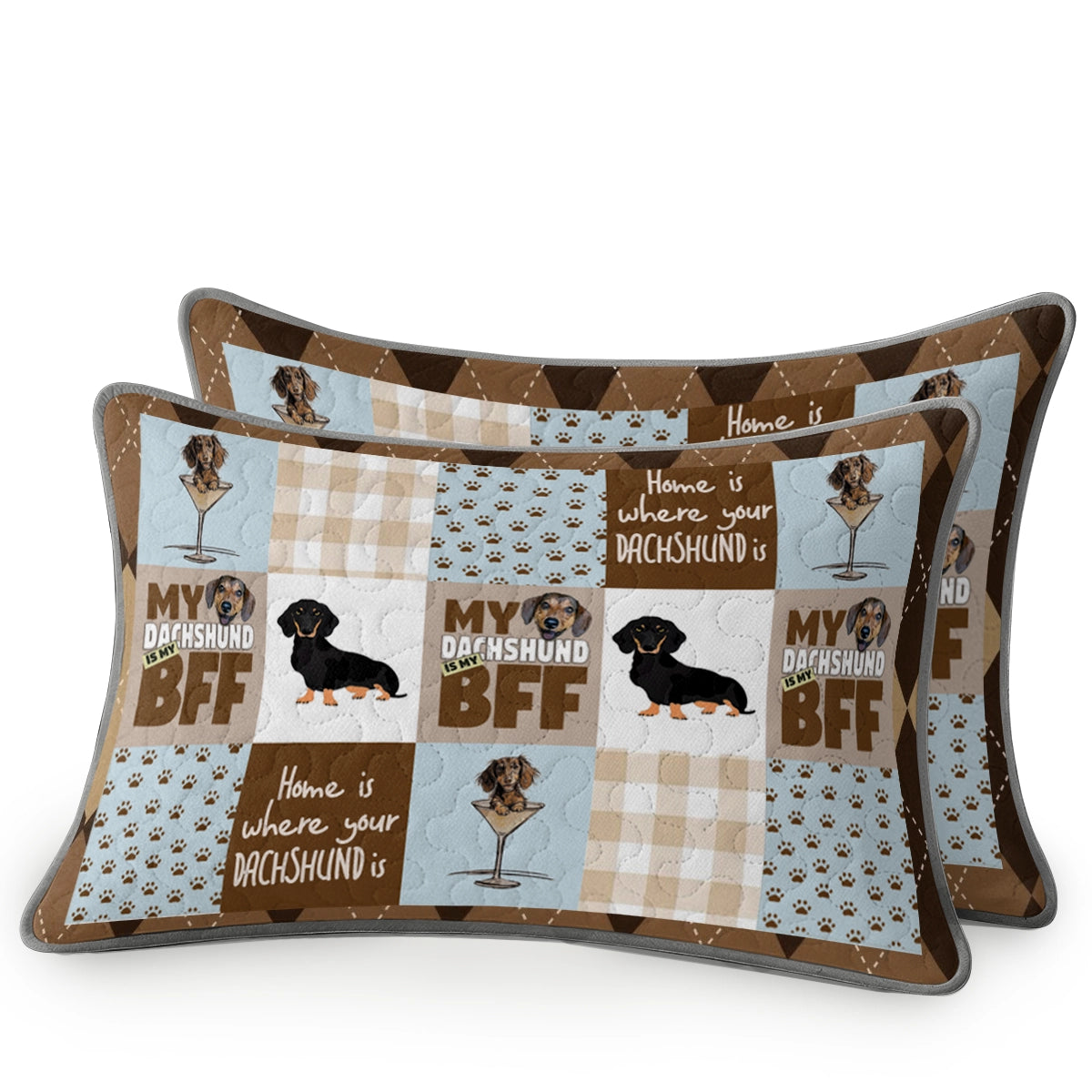 Shineful All Season Quilt 3-Piece Set Warm Paws