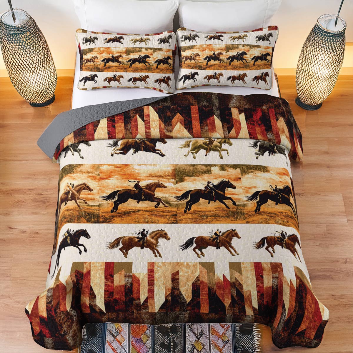 Shineful All Season Quilt 3-Piece Set Western Adventure
