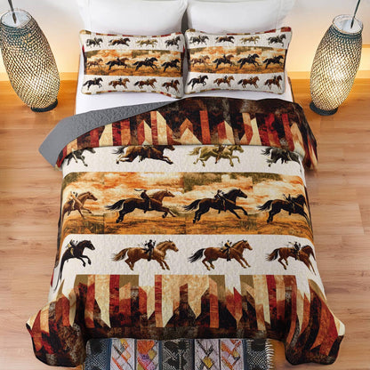 Shineful All Season Quilt 3-Piece Set Western Adventure