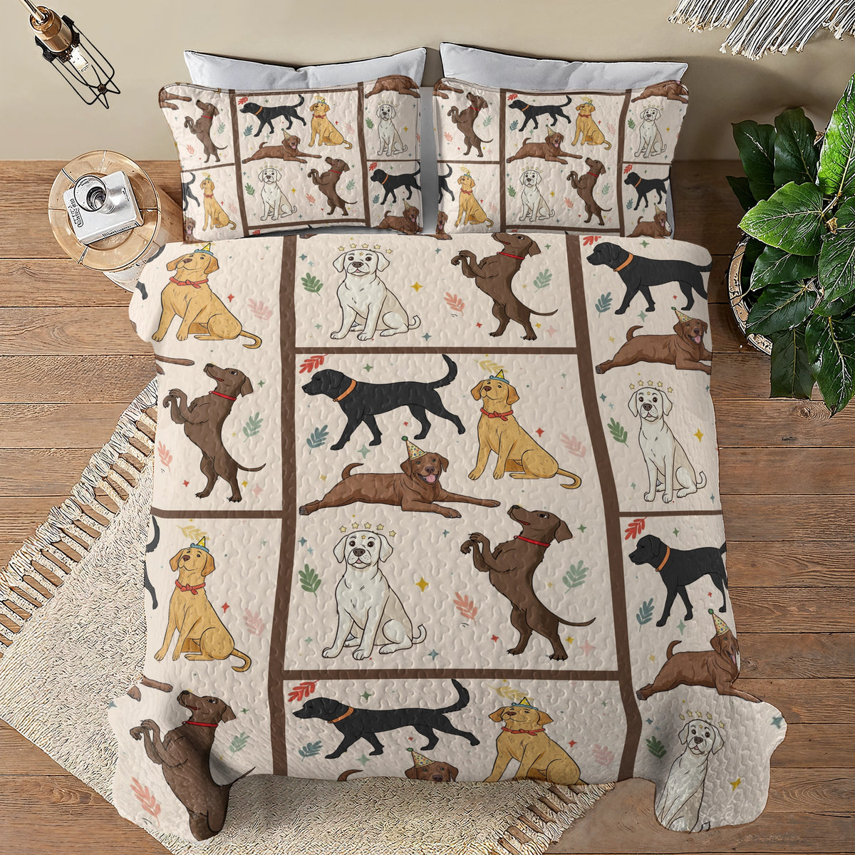 Shineful All Season Quilt 3-Piece Set - Labrador Life
