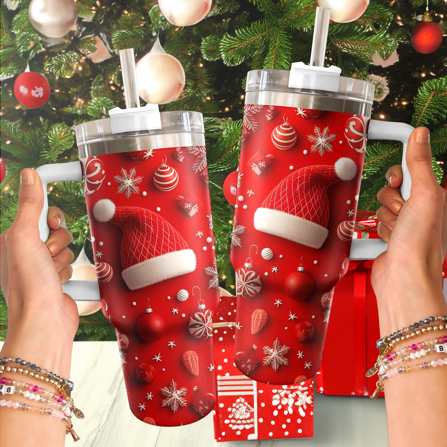 Shineful Tumbler Festive Christmas Hat